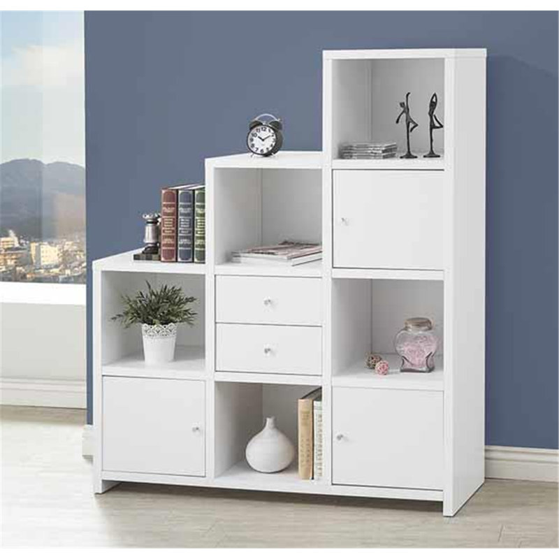 Ribeiro Storage Bookcase, White