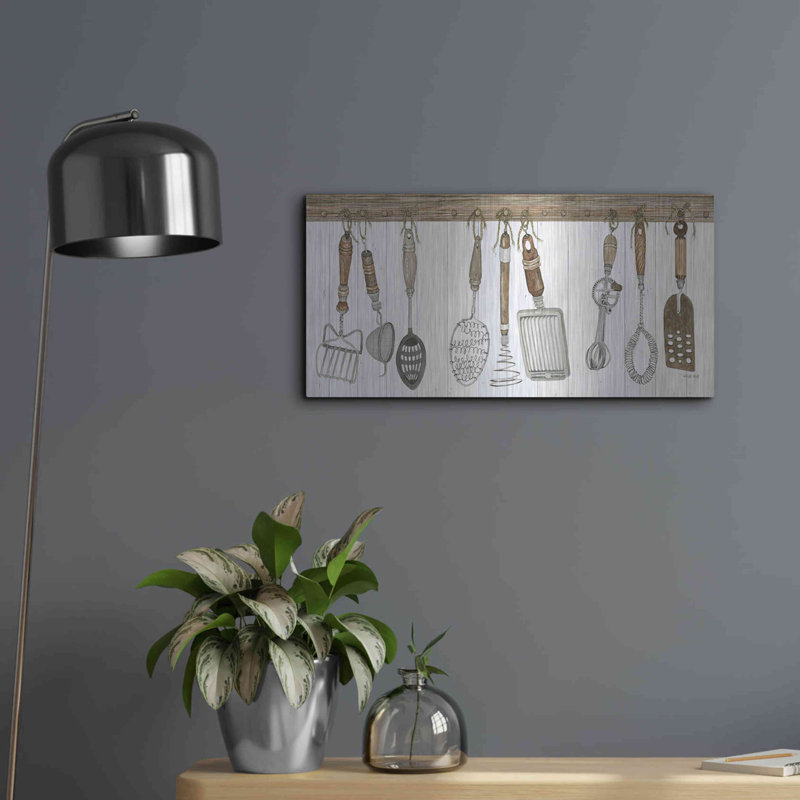 «Outils de cuisine» par Cindy Jacobs, H 12 po x l 24 po