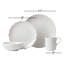French Perle Scallop 4-Piece Place Setting