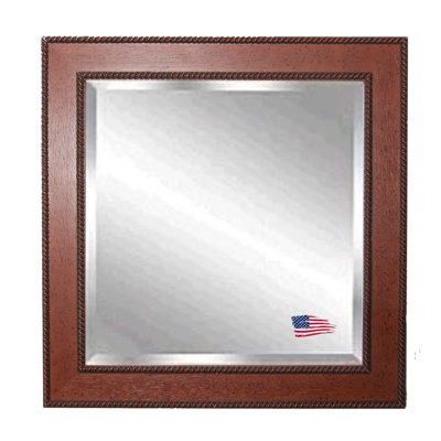 Solid Wood Flat Wall Mirror
