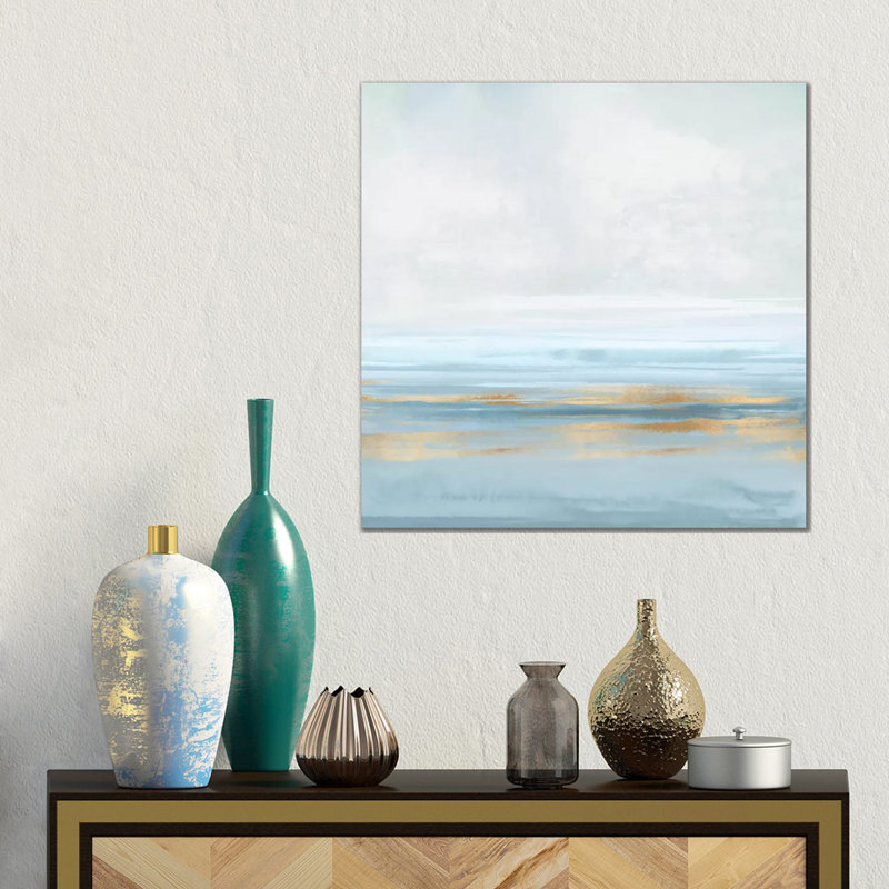 «Sky Blue Reflection I», reproduction d'art sur toile tendue, Toile tendue, Ne s’applique pas, H 18 po x l 18 po
