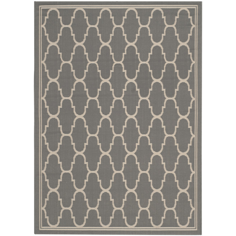 Tapis d'intérieur / extérieur Laylah, Rectangle 4 pi x 5 pi 7 po