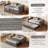 Velvet Daybed with Extended Pop Up Trundle-1126601966