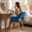 Chaise avec accoudoirs rembourrée Philodendron-910922117