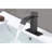 Waterfall Spout Single Handle Bathroom Sink Faucet-110712919