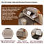 Meuble-lavabo de 31,5 po de style italien de luxe avec miroir rabattable-653606227