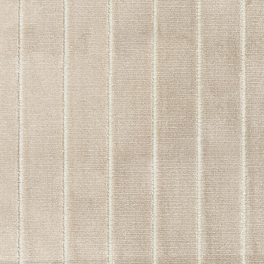 Maxton Striped Throw Pillow, Polyester, Beige, Square 17"