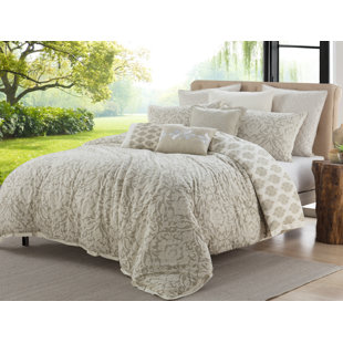 Chandler Cotton Damask Duvet Cover