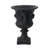 Urn Planter With Magnesium Oxide - Antique Black, No Assembly Required, 17.3X24x17.3 Black 17.3" X 24" 17.3", Patio-70501711
