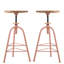 Tabouret pivotant en bois massif Jomarion-1332498771