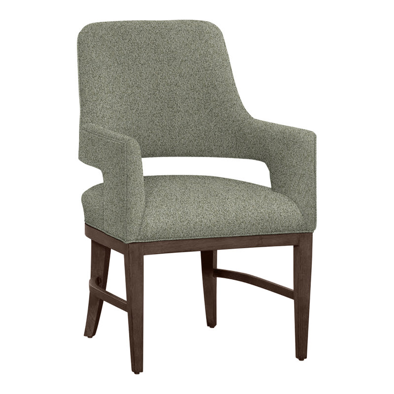 Chaise avec accoudoirs Josie, Noisette, Noisette 8794