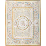 Aubusson Renaissance Wool Oriental Area Rug