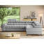 Canapé-lit d'angle Kanedo avec rangement - Gris-1972969792-1972969804