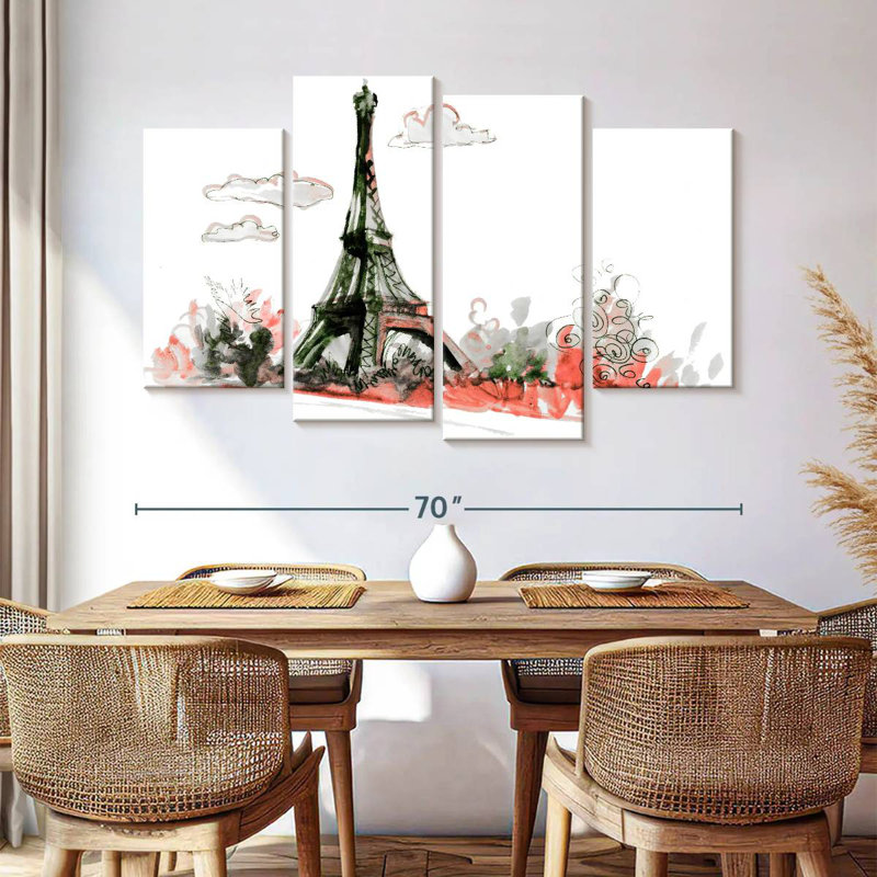 Vanna Paris Eiffel Tower Pop, 42'' H x 68'' W