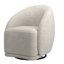 Fauteuil d'appoint pivotant en velours Brunna-2119420881