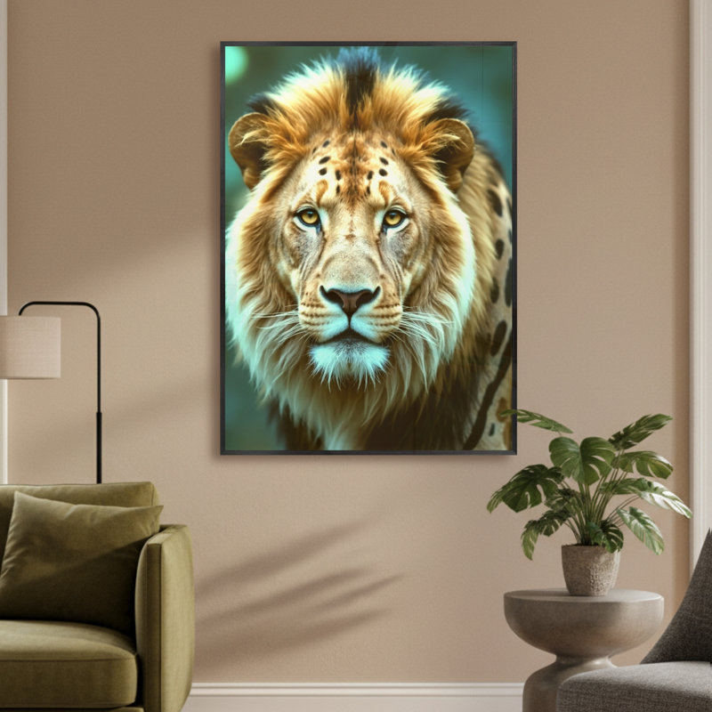 Single Picture Frame LED Illuminated Wall Art Wall Art on Glass / Aluminium, 85cm H x 61cm W