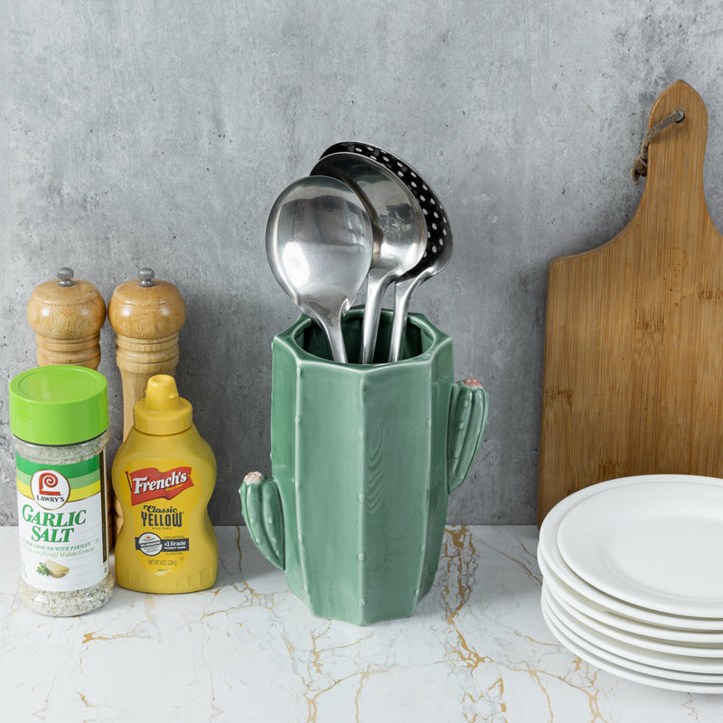 Ceramic / Porcelain Novelty Utensil Crock
