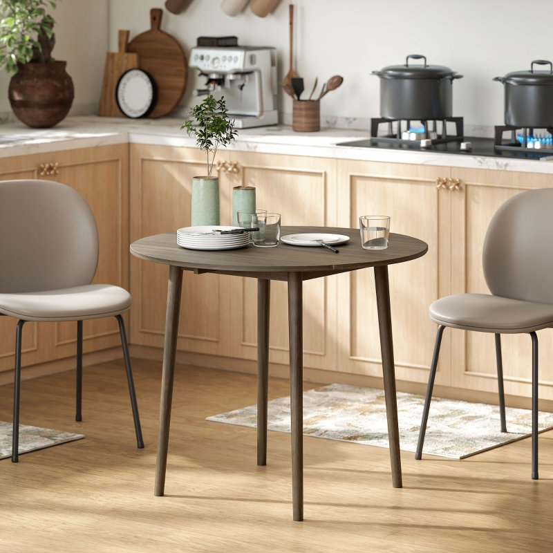 Solid Wood Base Dining Table