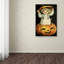 «Halloween Pumpkin Head Child», affiche vintage sur toile tendue-26109874
