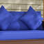Patio avec dos à eau, 2 extérieurs pour porche, cour, jardin, bord de piscine, cadre bleu, patio Couch, structure solaire