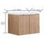 Armoire de salle de bain avec lavabo, portes à fermeture en douceur, fixation flottante, 24 po pour petite salle de bain, 24 po x 18 po