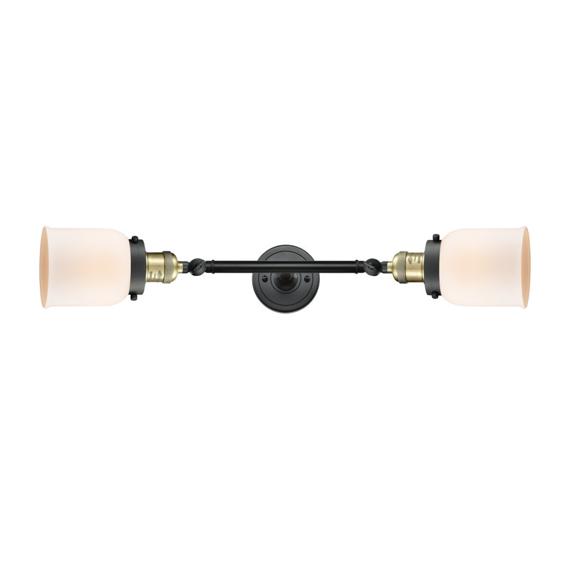 Latta 2 - Light Dimmable Vanity Light, Clear, LED, Black Antique Brass