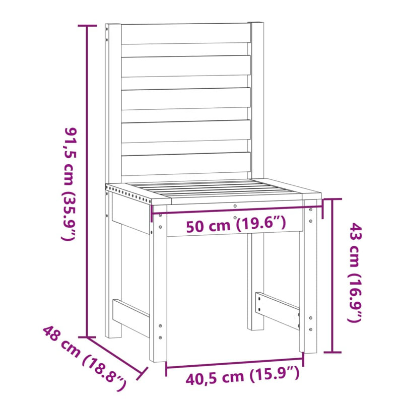 Outdoor Patio Dining Side Chair, White
