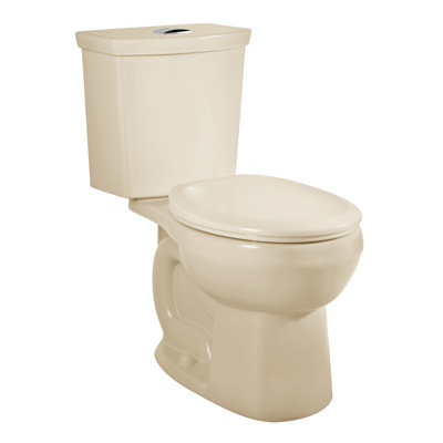 American Standard H2Option 1.28 Gallons GPF Round Comfort Height Floor Mounted Two-Piece Toilet (Seat Not Included)