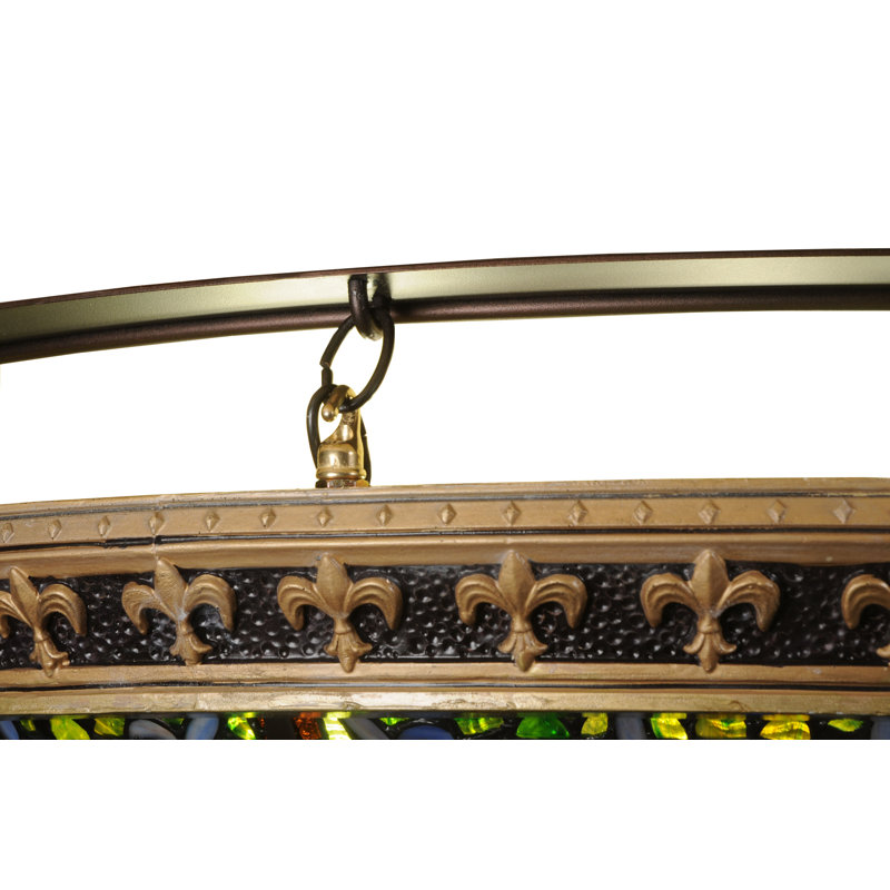 Meyda Tiffany & Stained Glass 8 - Light Flush Mount