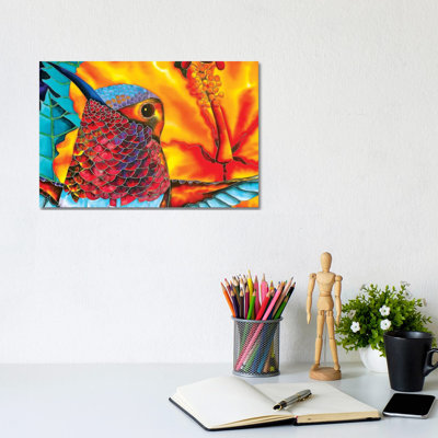 Rufous Hummingbird by Daniel Jean-Baptiste - Wrapped Canvas Print