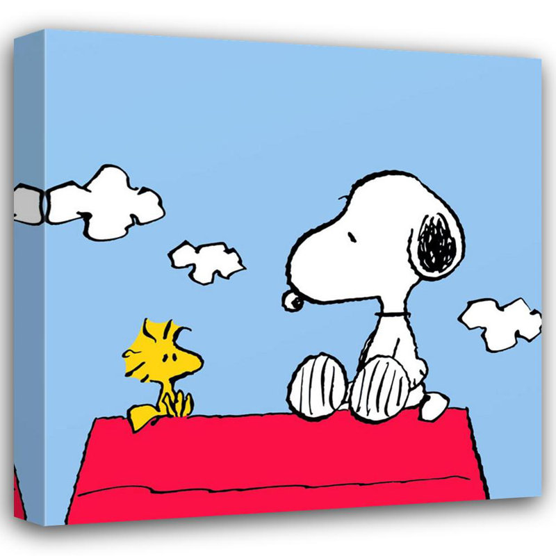 Cacahuètes (Snoopy et Woodstock), H 28 po x l 28 po