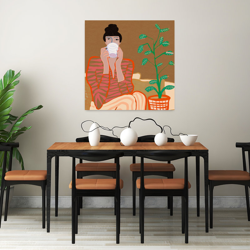 Art contemporain contemporain, H 32 po x l 32 po