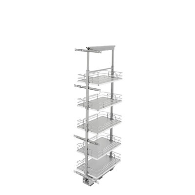 Rev-A-Shelf Adjustable Solid Surface Pantry System for Tall Pantry Cabinets