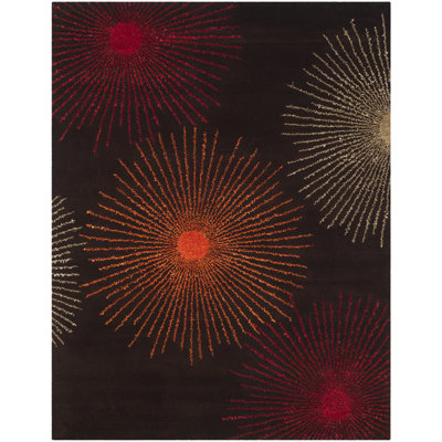 Tapis en laine et viscose touffeté à la main Amier Soho