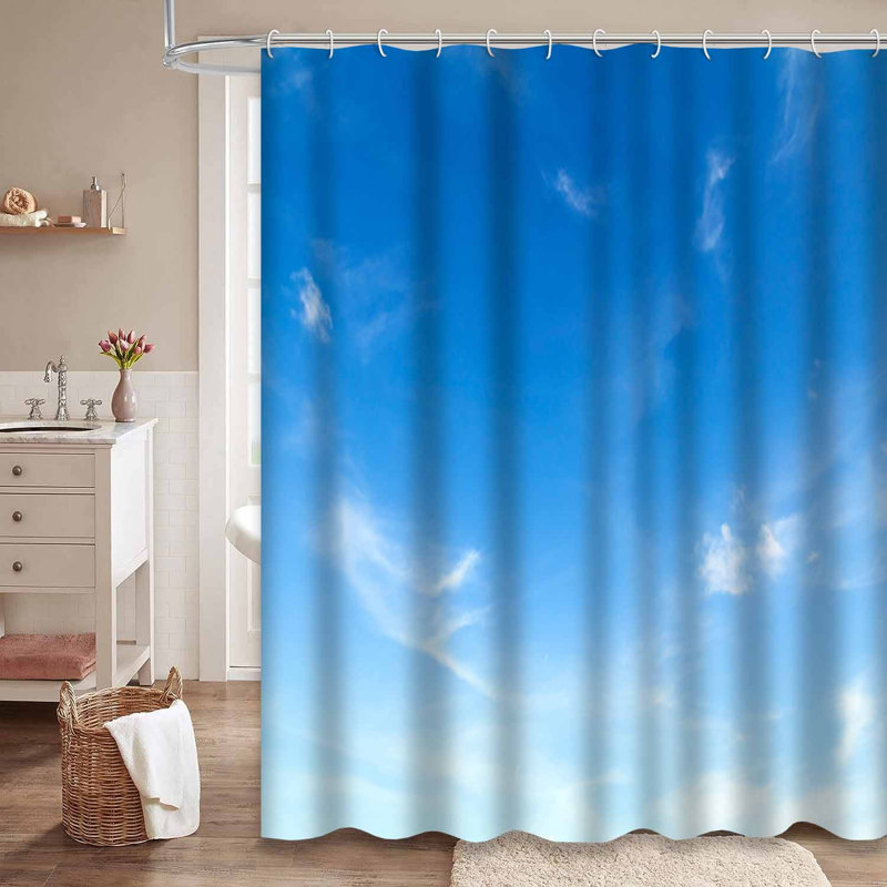 Rideau de douche Sky Cloud Air, L 72 po x l 78 po