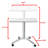 Airlift Adjustable Metal Base Standing Desk-24735035