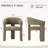Upholstered Barrel Dining Arm Chair-191876130