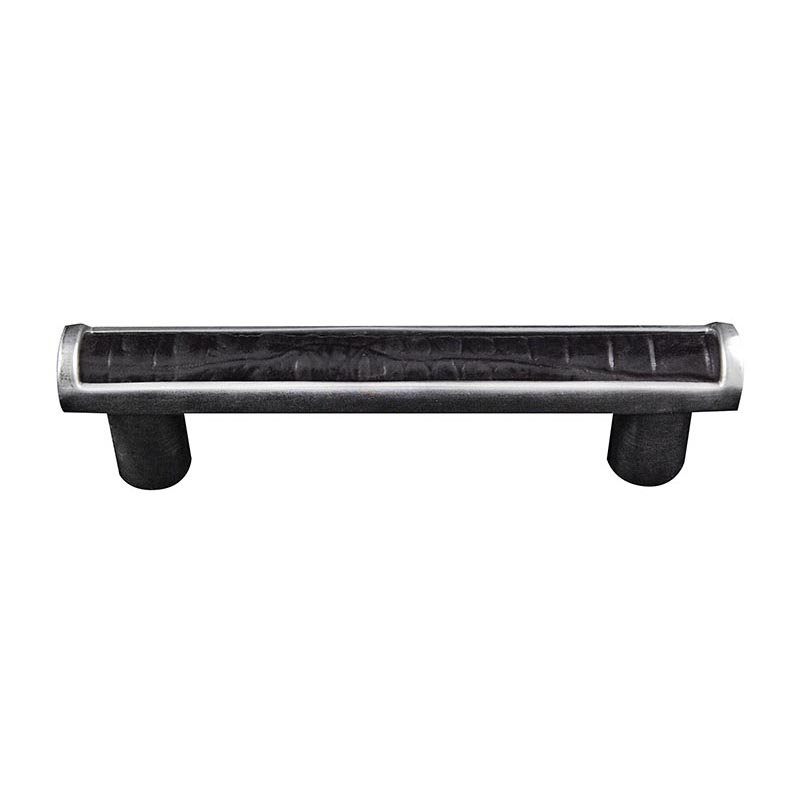 Equestre Bar / Handle Pull, Polished Silver, Black