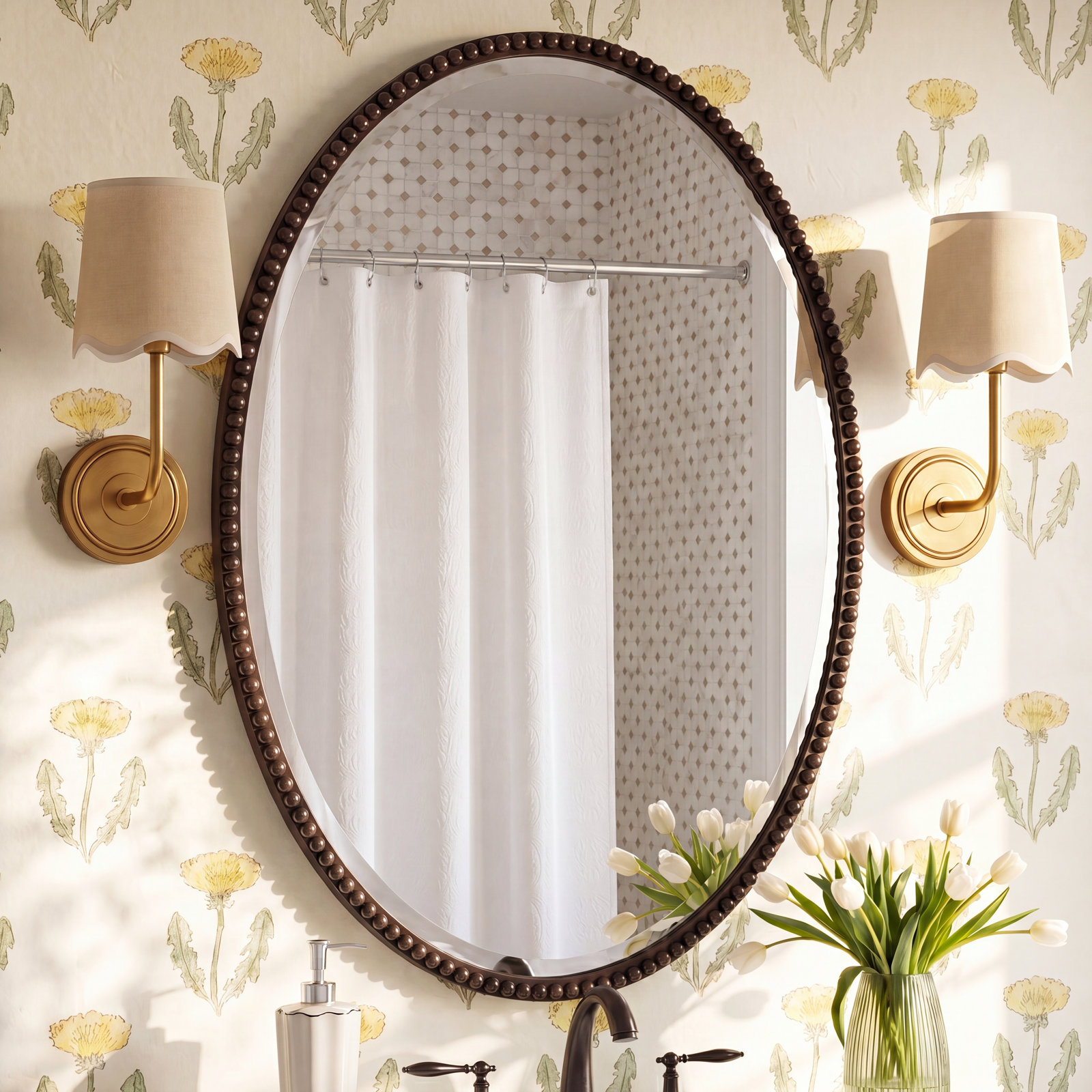 Dunigan 22" Accent Mirror, Oil Rubbed Bronze