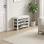 Banc d'entrée pour chaussures avec tablettes réglables-876439596