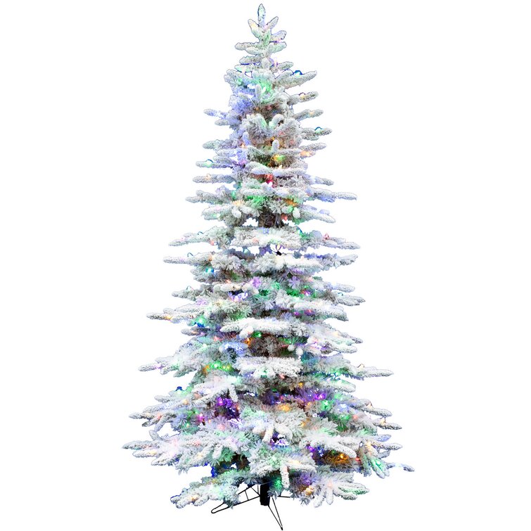 Christmas Time Artificial Pine Christmas Tree with Lights | Perigold