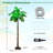 6 FT LED Lighted Artificial Palm Tree Hawaiian Style Tropical With Water Bag