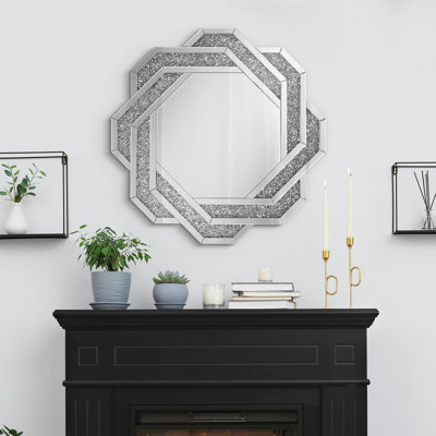 Finition raffinée - Miroir mural 40 x 40 po Carroll