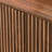 34.3" Modern Wavy Sideboard, Curved Contour Design Storage Cabinet, 2-Door Cabinet With Storage Function, Suitable For Kitchen/Bedroom/Living Room, Walnut, 34.3"L X 15.7"W X 34.3"H, Sideboard-125535451
