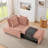 Convertible Sleeper Chair With Adjustable Backrest-107191438
