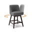 Tabouret de comptoir pivotant 26 po Albaugh-1455879574-1455879575