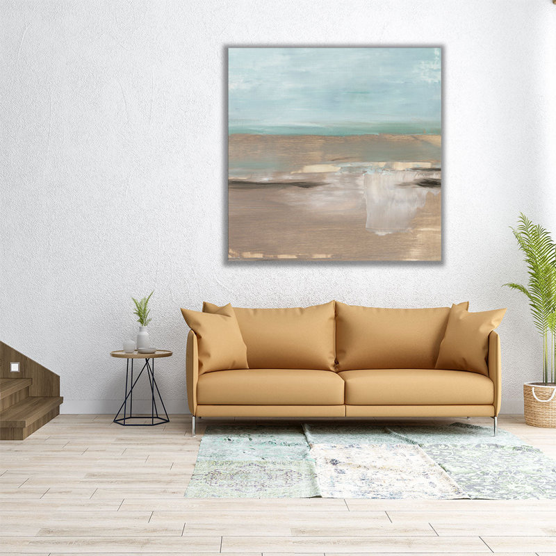 Beach Mirage II - reproduction d'art sur toile, H 12 po x l 12 po