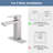 Single-Hole Single-handle Bathroom Faucet with Drain Assembly-70484637
