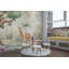 Murale de safari avec train pour chambre de bébé | Papier peint adhésif pour enfants avec montgolfière | Décoration murale amovible-129632039-129632038
