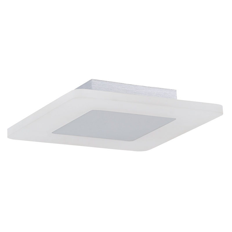 Plafonnier encastré carré simple 11 po 1-light Elinor